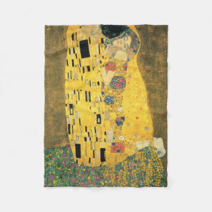 Cobertor De Velo GUSTAV KLIMT - O beijo de 1907