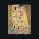 Cobertor De Velo Gustav Klimt | The Kiss, 1907-08<br><div class="desc">The Kiss,  1907-08 | por Gustav Klimt | Art Location: Osterreichische Galerie Belvedere,  Viena,  Áustria | Artista Austríaco | Número da coleção de imagens: XAM601</div>