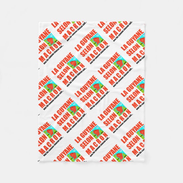 Cobertor De Velo Guyane selon Macron est une île (Frente)