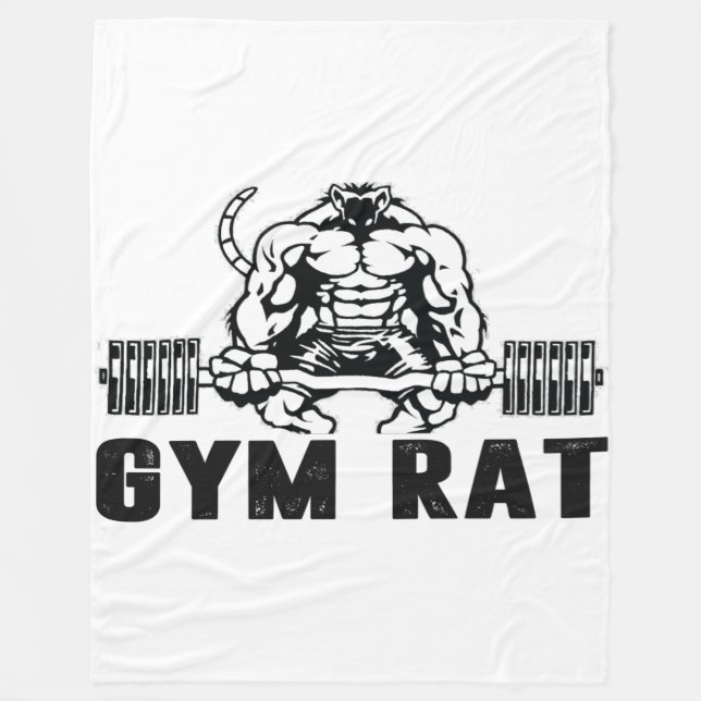 Cobertor De Velo Gym Rat (Frente)