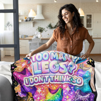 Cobertor De Velo Gymnastics Girl Too Many Leos? I Don't Think So