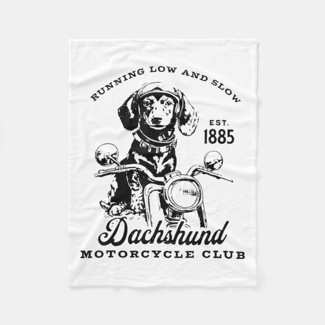 Cobertor De Velo H&amp;h New Life Clothing Uni-adults Dachshund Mot (Frente)