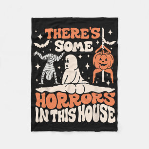 Cobertor De Velo Há alguns horrores nesta casa Ghost Pumpkin H