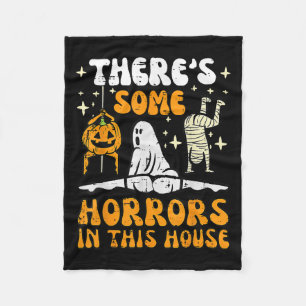 Cobertor De Velo Há Alguns Horrores Nesta Casa No Halloween Fantasm