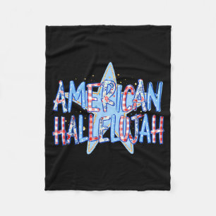 Cobertor De Velo Hallelujah Americano 250 Anos Homens Mulheres