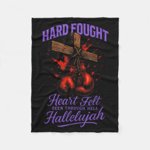 Cobertor De Velo Hallelujah Difícil de Conquistar e Sentido - Boxe