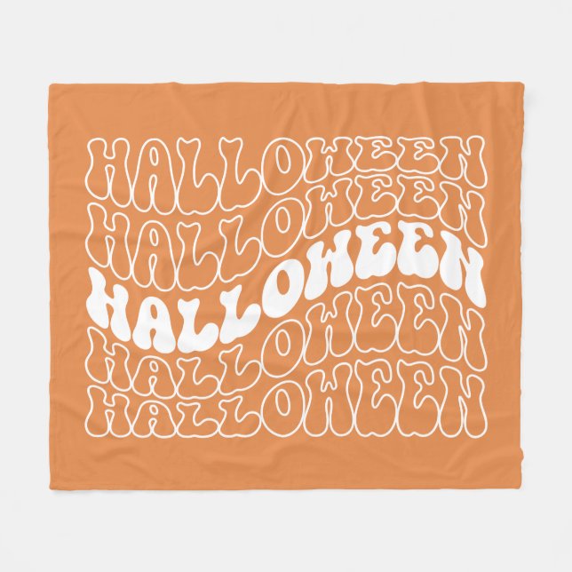 Cobertor De Velo Halloween (Frente (Horizontal))