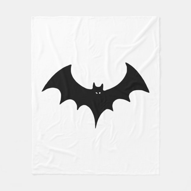 Cobertor De Velo Halloween Bat (Frente)