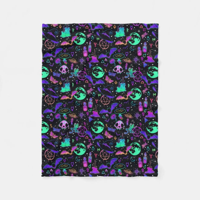 Cobertor De Velo Halloween Blanket (Frente)