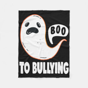 Cobertor De Velo Halloween Boo A Bullying Parou O Dia da Unidade