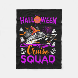 Cobertor De Velo Halloween Cruise Squad Family Cruising Spooky Seas