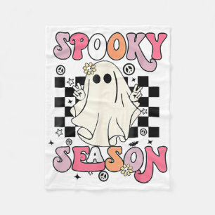 Cobertor De Velo Halloween Cute Ghost Spooky Season