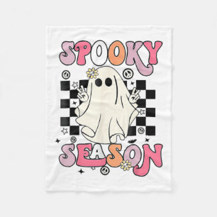 Cobertor De Velo Halloween Cute Ghost Spooky Season