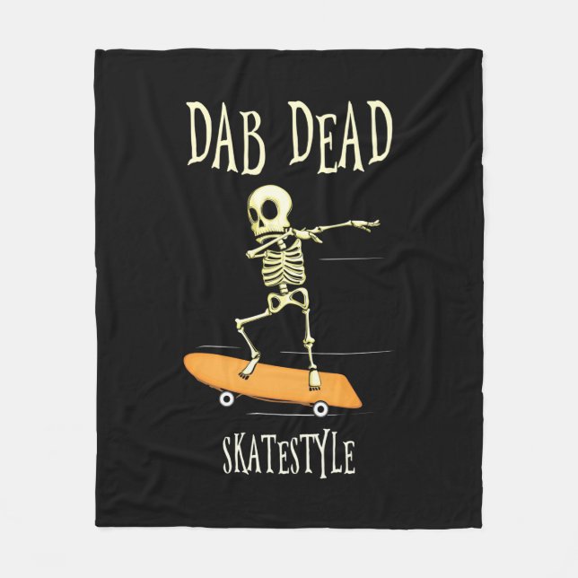 Cobertor De Velo Halloween Dabbing Skatstyle (Frente)