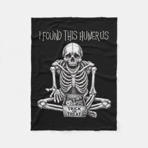 Cobertor De Velo Halloween Dons Skeleton Encontrei Este Humero