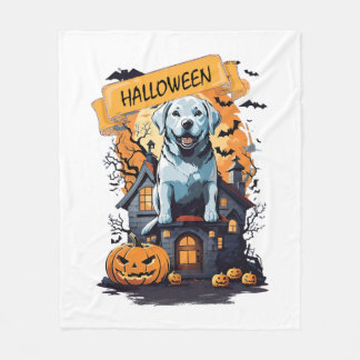 COBERTOR DE VELO HALLOWEEN E CÃO