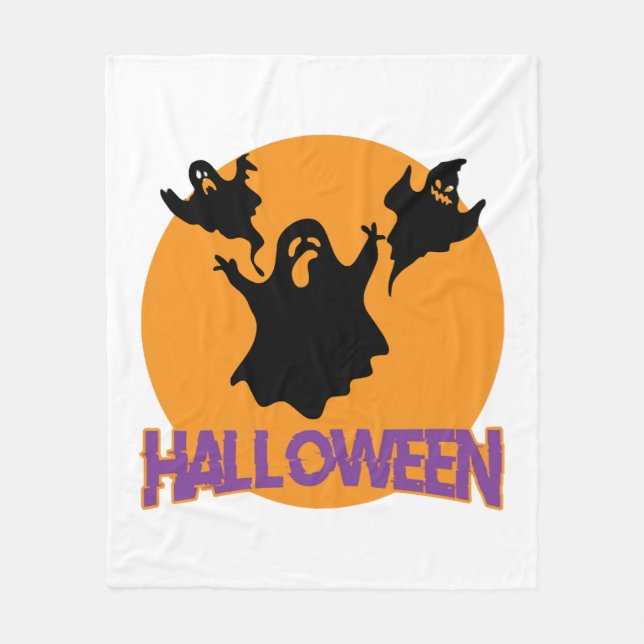 Cobertor De Velo Halloween ghost (Frente)