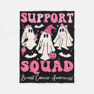 Cobertor De Velo Halloween Ghost Pink Witat Support Squad Breas