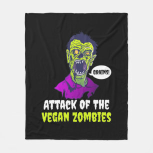 Cobertor De Velo Halloween Gift Ataque Do Vegan