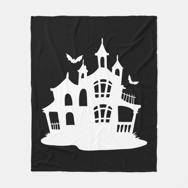 Cobertor De Velo Halloween Home (Frente)
