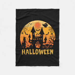 Cobertor De Velo Halloween Melhor Aniversário de Halloween