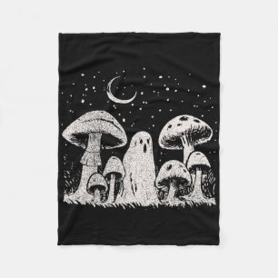 Cobertor De Velo Halloween Mushroom Ghost Vintage Grunge 90 Aesthet