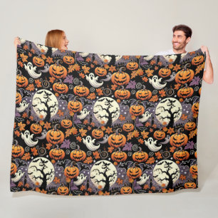 Cobertor De Velo Halloween/outono/outono