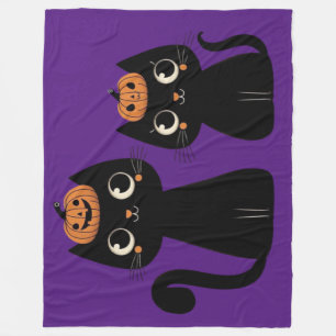 Cobertor De Velo Halloween/outono/Outono/Abóbora/gato