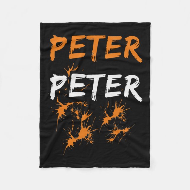 Cobertor De Velo Halloween Peter Pumpkin Eater Casais (Frente)