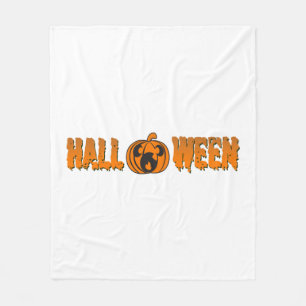 Cobertor De Velo Halloween Pumpkin