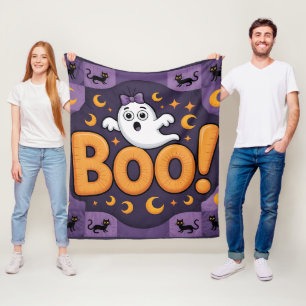 Cobertor De Velo Halloween Quilt, Fleece Blanket.