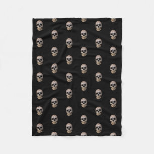 Cobertor De Velo Halloween Skull Fleece Blanket