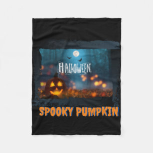 COBERTOR DE VELO HALLOWEEN SPOOKY PUMPKIN