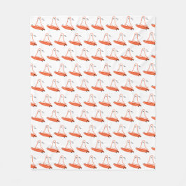 Cobertor De Velo Halloween Surfer Ghost black