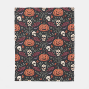 Cobertor De Velo Halloween Vibes Pattern