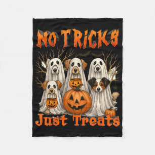 Cobertor De Velo Halloween Vibes Spookes Season Dog Mãe Sem Truques