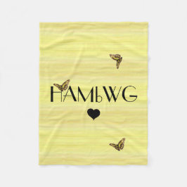 Cobertor De Velo HAMbyWG - Folheto de Folha - Butterflys