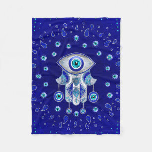 Cobertor De Velo Hamsa - Amulet Mau de Olhos