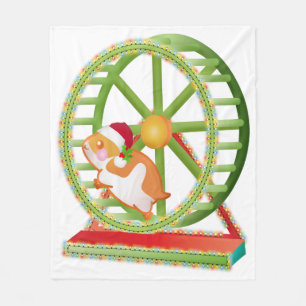 Cobertor De Velo hamster de papais noeis de natal