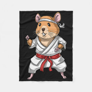 Cobertor De Velo Hamster Karate Ninja Jiu-jitsu Judo Taekwondo Mart