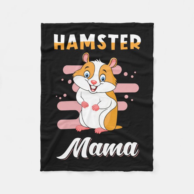 Cobertor De Velo Hamster Mama (Frente)