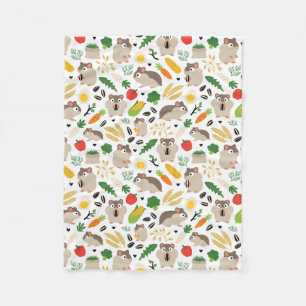 Cobertor De Velo Hamsters E Seus Ameaças