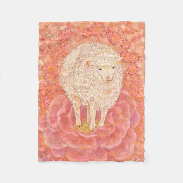 Cobertor De Velo Hana-hitsuji: The Fairy Lamb (Frente)