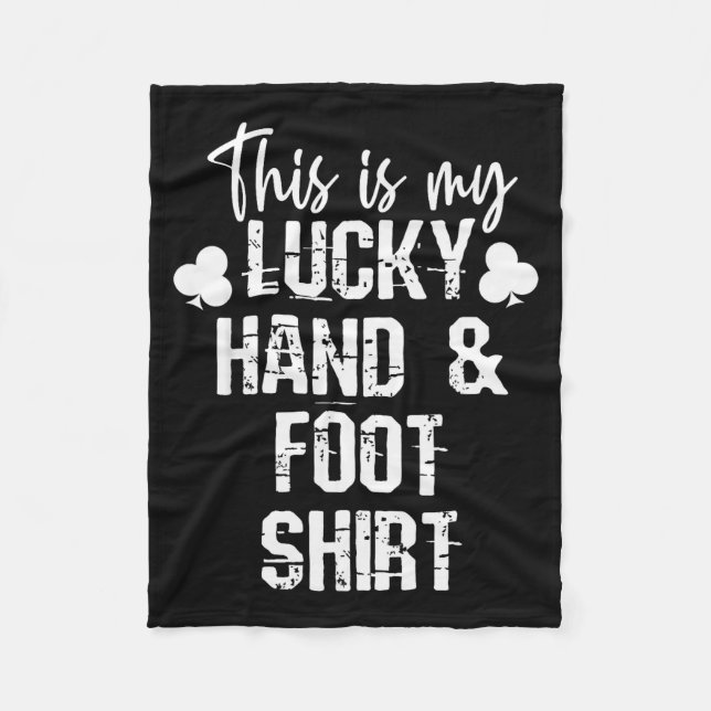 Cobertor De Velo Hand And Foot Card Game Player Gift Funny Sharks C (Frente)