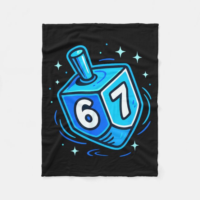 Cobertor De Velo Hanukkah 67 Meme Chanukah Jewish Men Women Kids  (Frente)