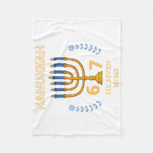 Cobertor De Velo Hanukkah 67 Seis Sete Meme