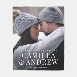 Cobertor De Velo Happily Ever After Wedding Photo