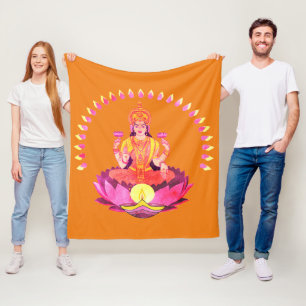 Cobertor De Velo Happy Diwali - Deepalavi Lakshmi Goddese 1