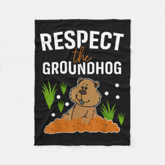 Cobertor De Velo Happy Groundhog Day 2024 Family Funny Tees