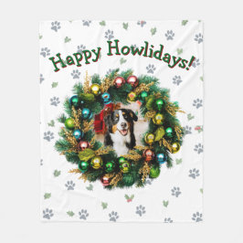 Cobertor De Velo Happy Howlidays Photo Card